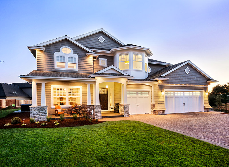 Homeowners Insurance - An immaculate new suburban house.